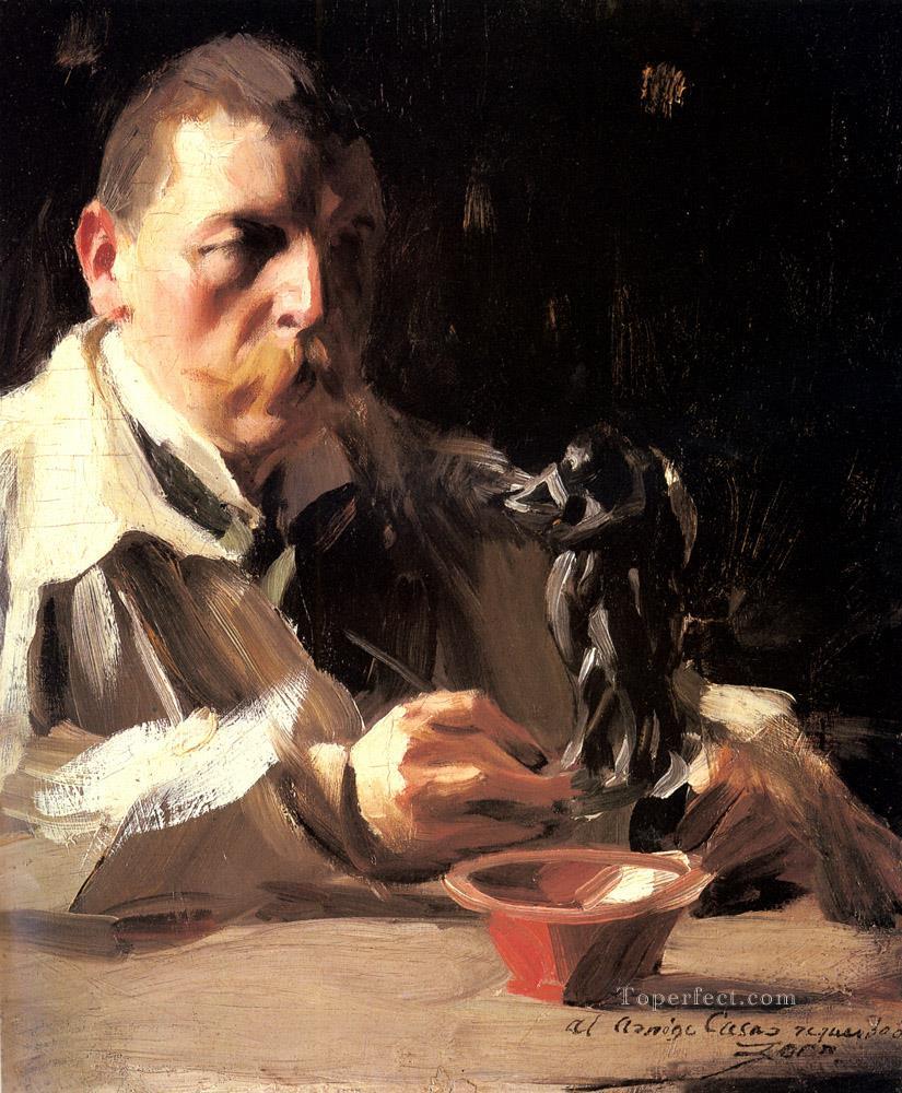 Leonard Self Portrait With Faun And Nymph Anders Zorn Oil Paintings